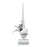 Atlas Lighting Tigertail Shell, Textured White
