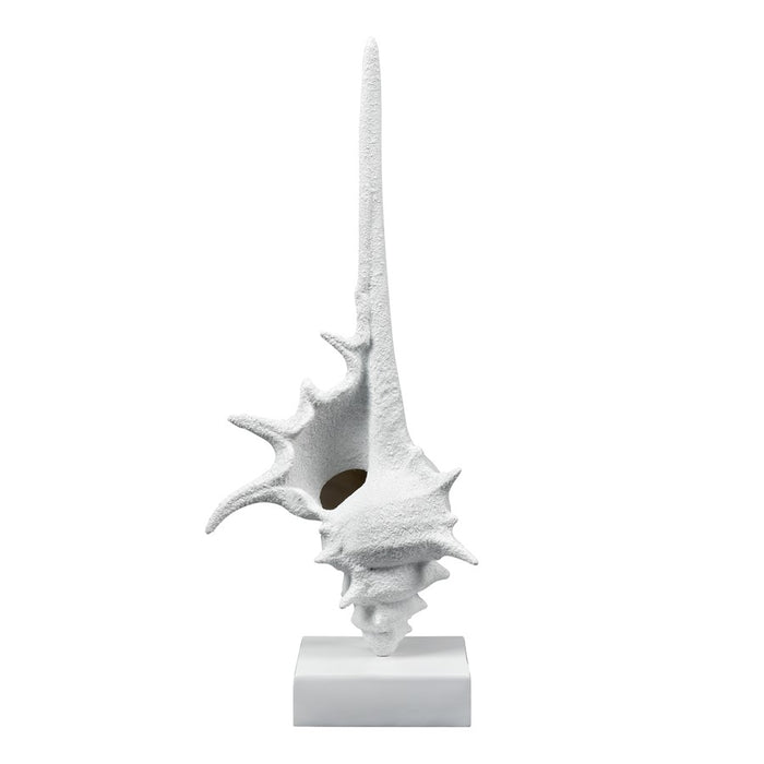 Atlas Lighting Tigertail Shell, Textured White
