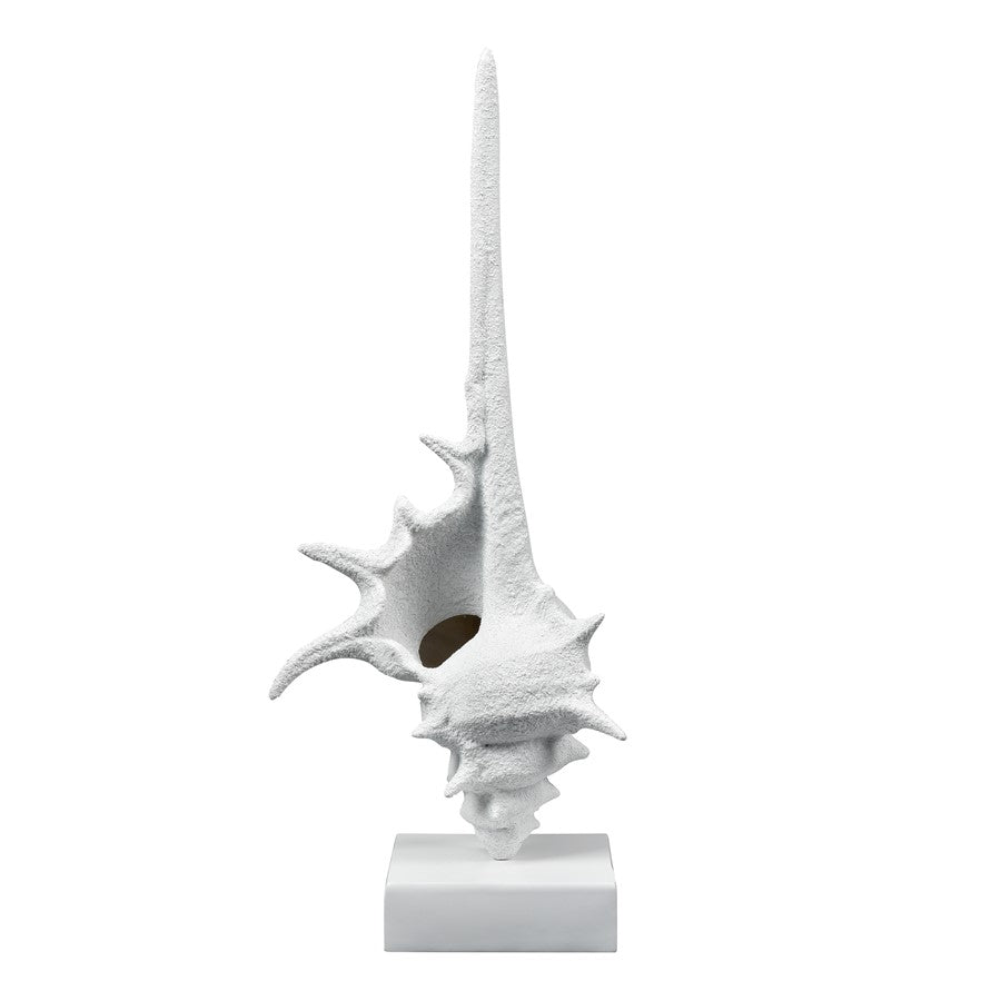 Atlas Lighting Tigertail Shell, Textured White
