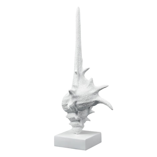 Atlas Lighting Tigertail Shell, Textured White