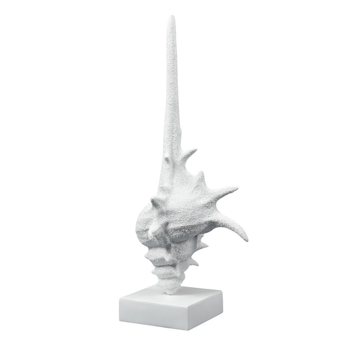 Atlas Lighting Tigertail Shell, Textured White
