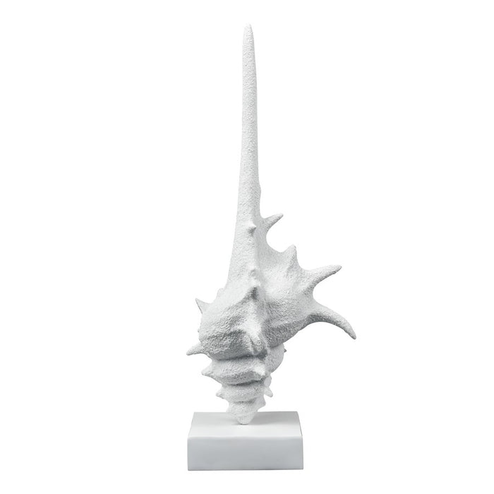 Atlas Lighting Tigertail Shell, Textured White