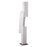 Atlas Lighting Tilt Floor Sculpture, Plaster White