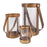 Atlas Lighting Tonal Lantern, Set of 3, Antique Brass