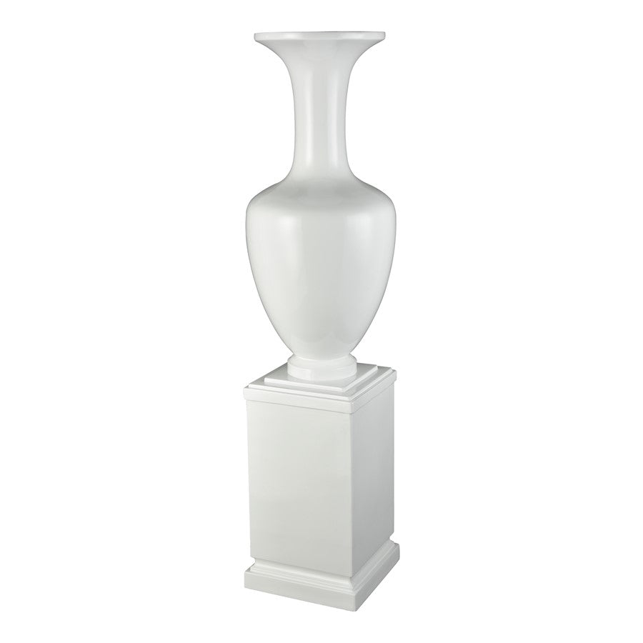 Atlas Lighting Trieste Vase, Gloss White