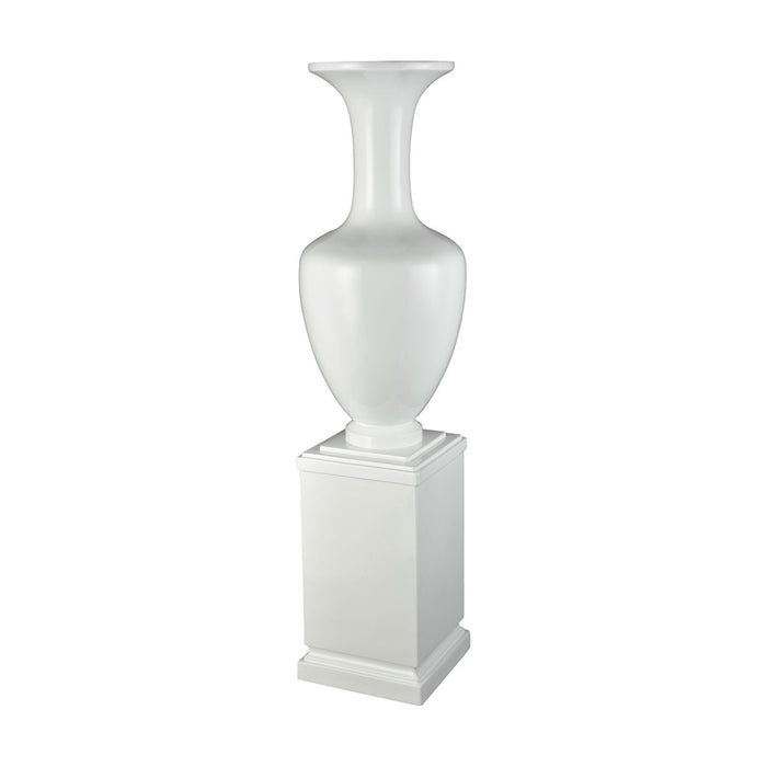 Atlas Lighting Trieste Vase, Gloss White