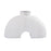 Atlas Lighting Tube Vase Plaster White