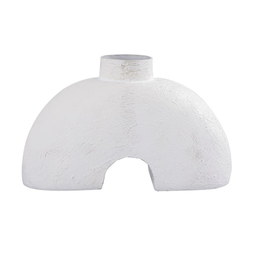 Atlas Lighting Tube Vase Plaster White