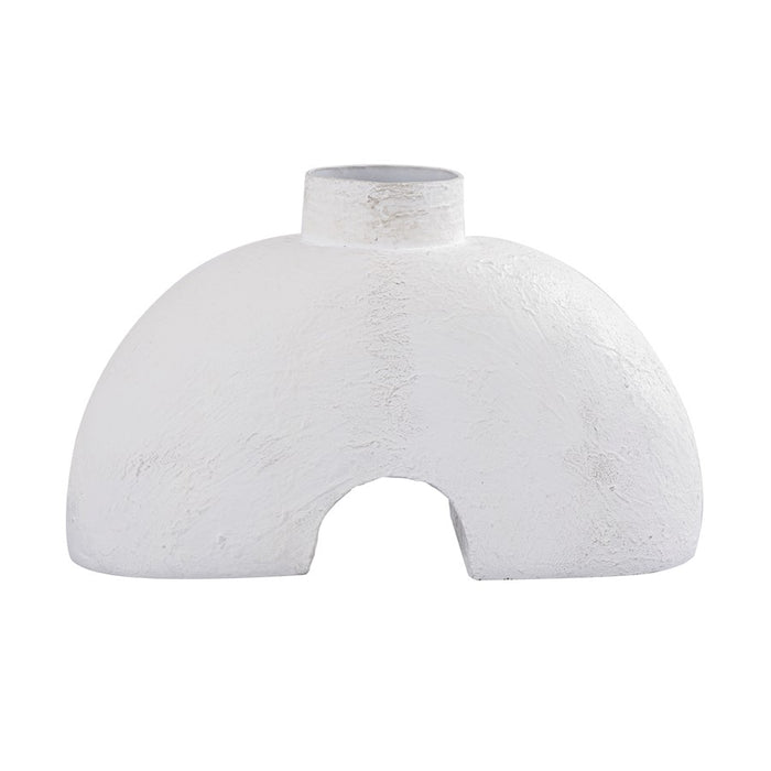 Atlas Lighting Tube Vase Plaster White