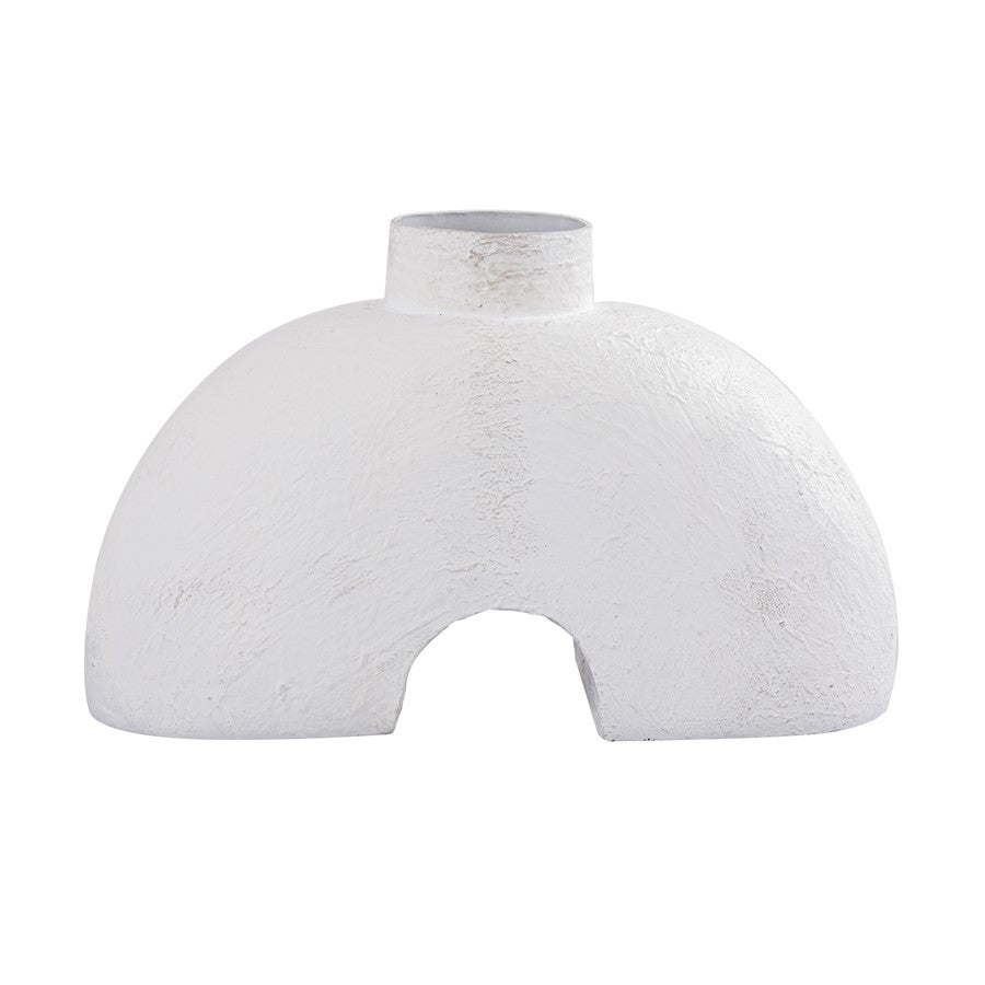 Atlas Lighting Tube Vase Plaster White