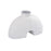 Atlas Lighting Tube Vase Plaster White
