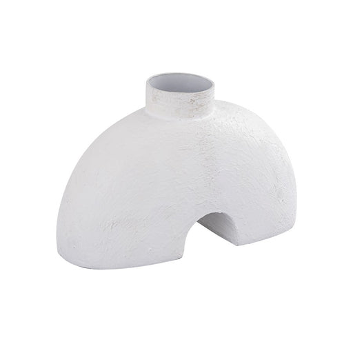 Atlas Lighting Tube Vase Plaster White