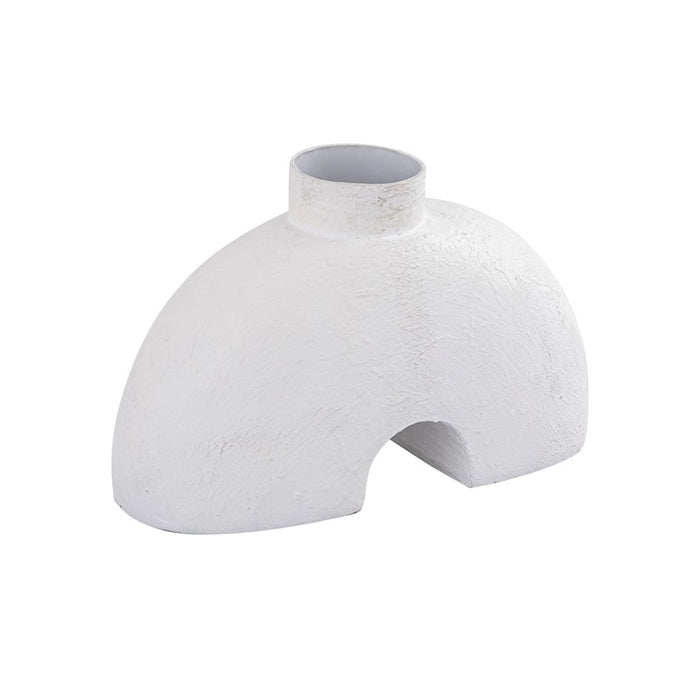 Atlas Lighting Tube Vase Plaster White
