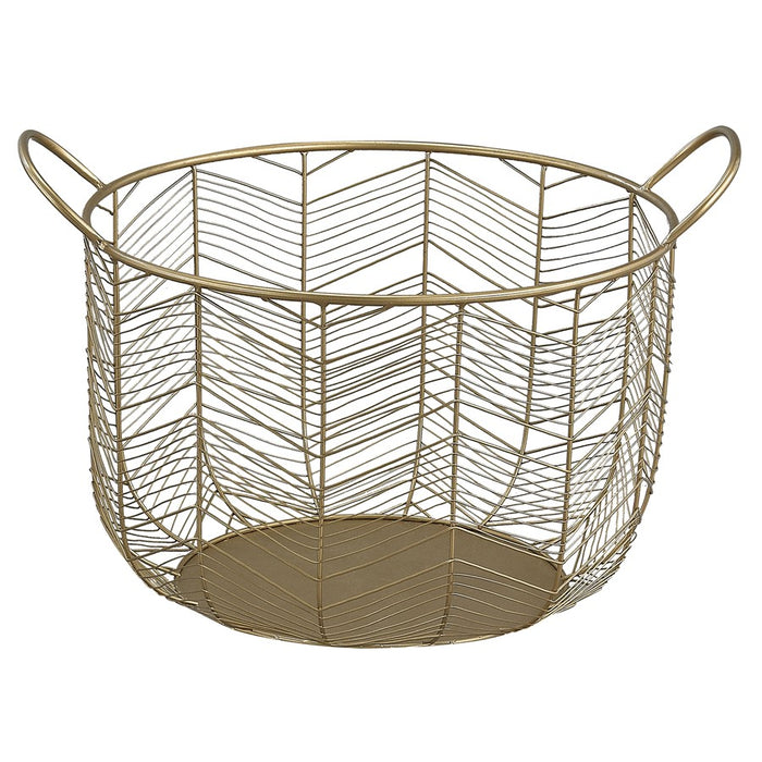 Atlas Lighting Tuckernuck Basket, Set of 2, Brass