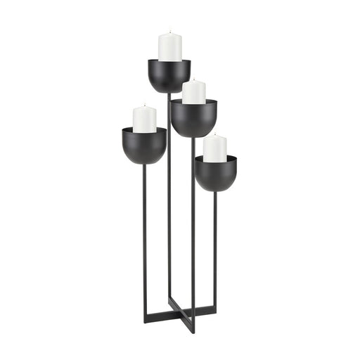 Atlas Lighting Tulip Candleholder, Matte Black