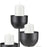 Atlas Lighting Tulip Candleholder, Matte Black