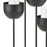Atlas Lighting Tulip Candleholder, Matte Black