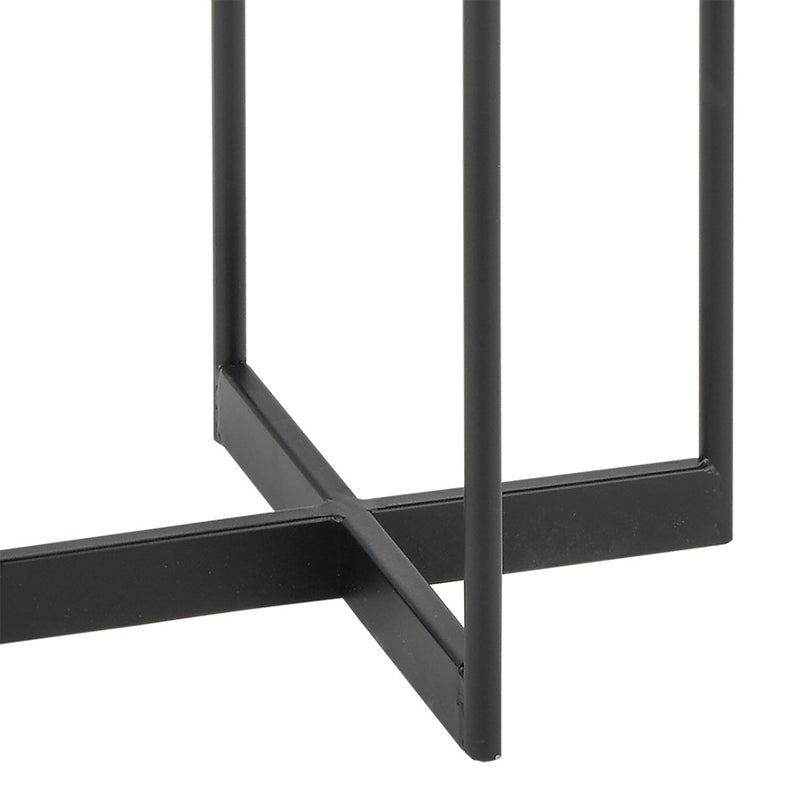 Atlas Lighting Tulip 38in Tall Candleholder | Matte Black Metal with Four Tulip Cups | Dining Room & Mantel Centerpiece | Model AC11656-01