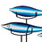 Atlas Lighting Tultui Decorative Small Object, Blue