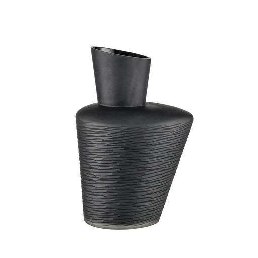 Atlas Lighting Tuxedo Small Vase, Black