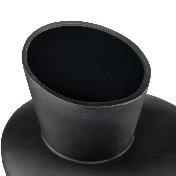 Atlas Lighting Tuxedo Small Vase, Black