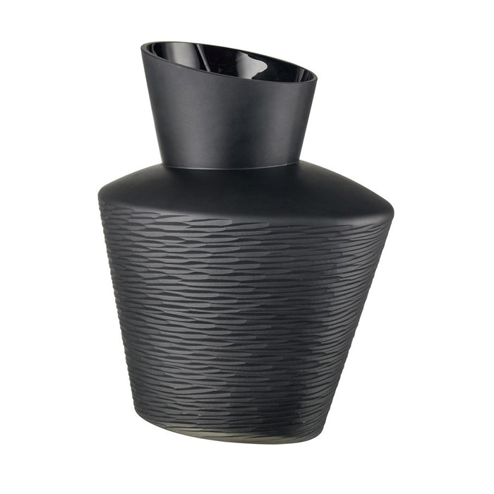 Atlas Lighting Tuxedo Medium Vase, Black