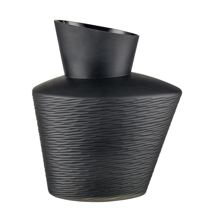 Atlas Lighting Tuxedo Medium Vase, Black