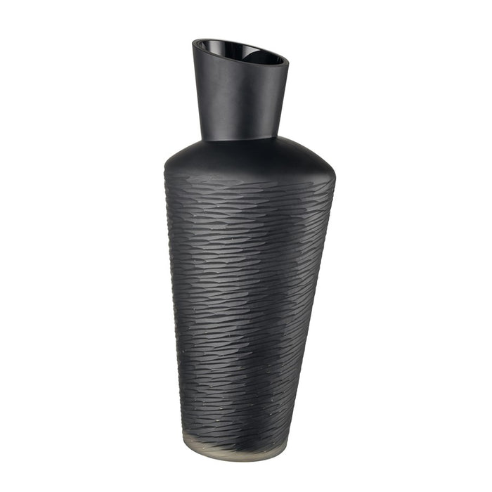 Atlas Lighting Tuxedo Large Vase, Black