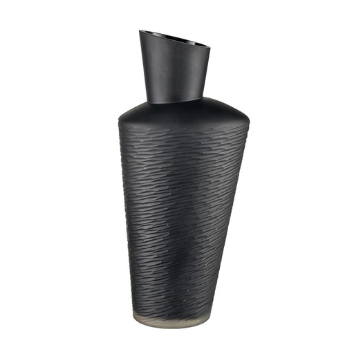 Atlas Lighting Tuxedo Large Vase, Black