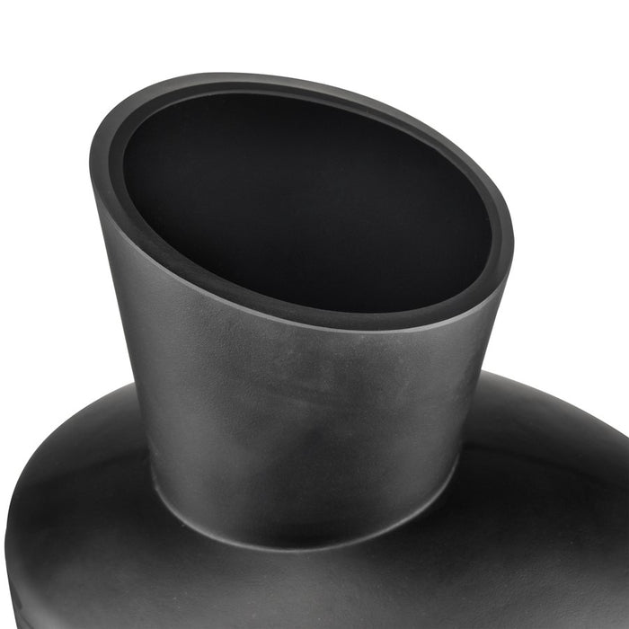 Atlas Lighting Tuxedo Large Vase, Black