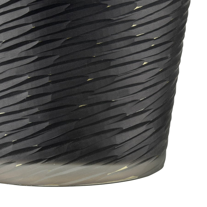 Atlas Lighting Tuxedo Large Vase, Black