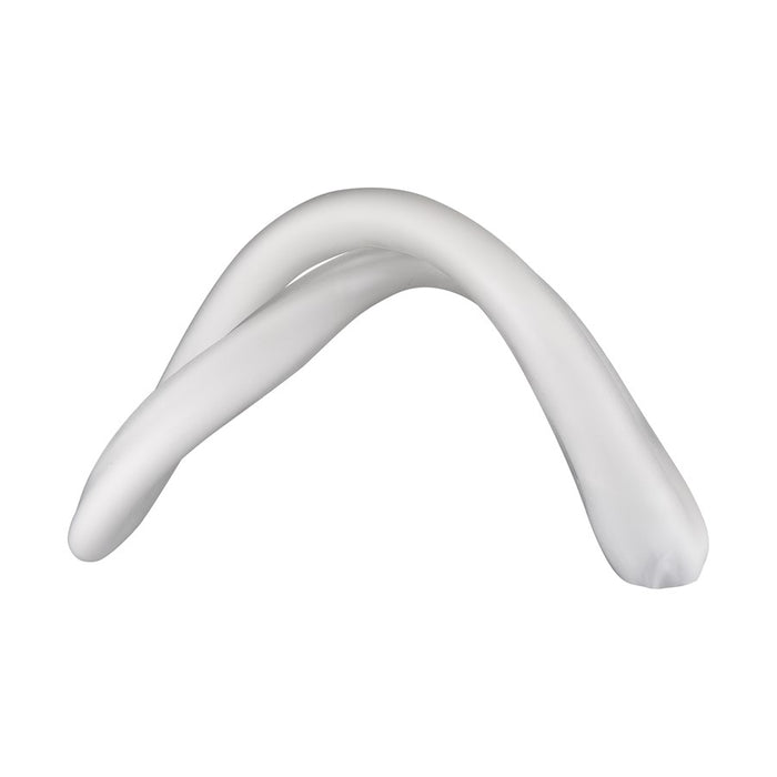 Atlas Lighting Twisted Decorative Object, White