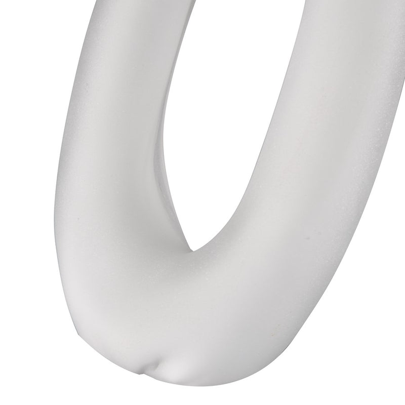 Atlas Lighting Twisted Decorative Object, White