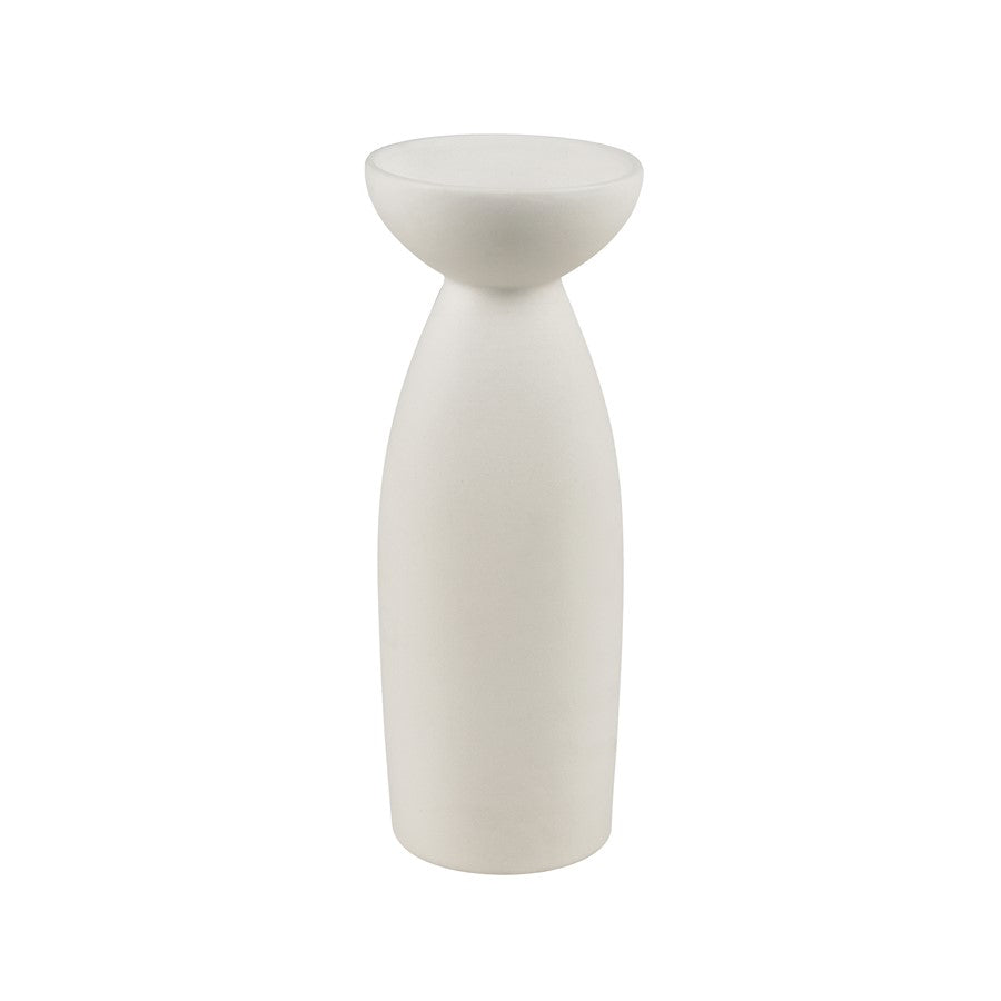Atlas Lighting Vickers Medium Vase, White