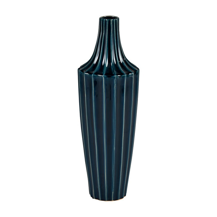 Atlas Lighting Virginia Vase, Midnight Blue