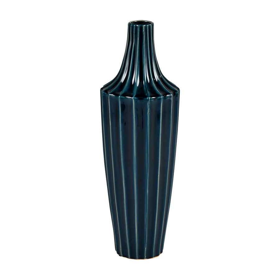 Atlas Lighting Virginia Vase, Midnight Blue