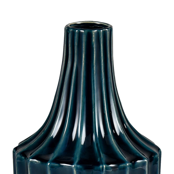 Atlas Lighting Virginia Vase, Midnight Blue