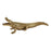 Atlas Lighting What a Croc Sculpture, Gold