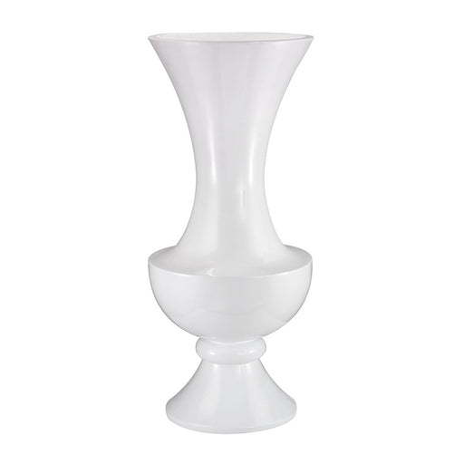 Atlas Lighting Wide Urn Vase Gloss White