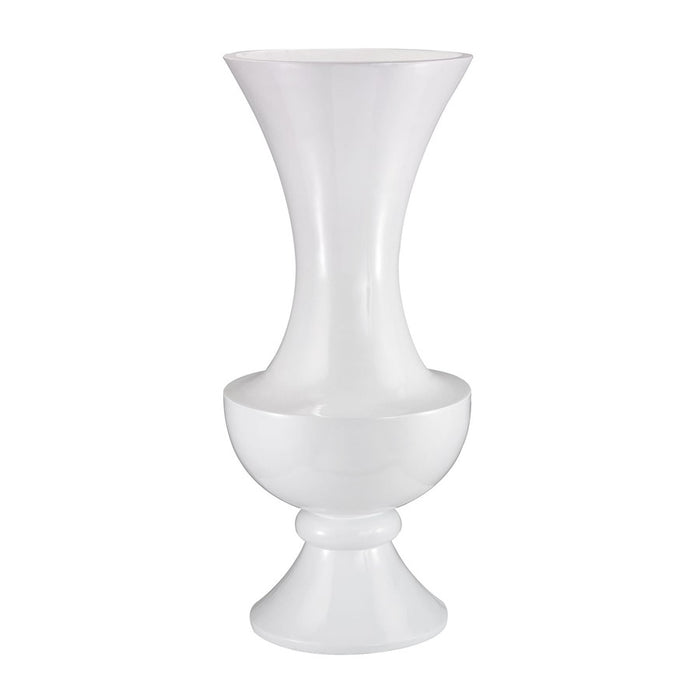 Atlas Lighting Wide Urn Vase Gloss White