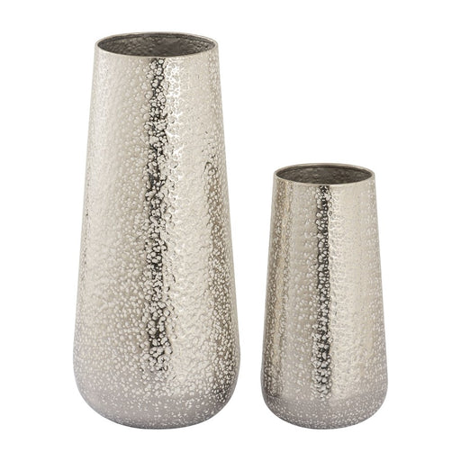 Atlas Lighting Willa Vase Set of 2, Silver