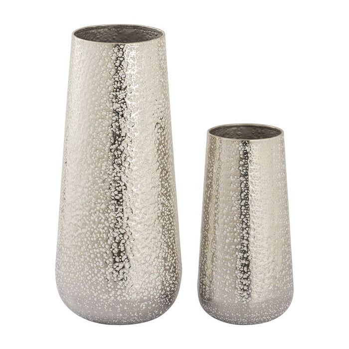Atlas Lighting Willa Vase Set of 2, Silver