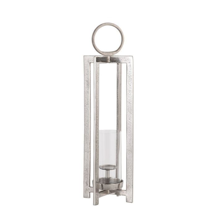 Atlas Lighting Wilmot Small Lantern, Silver
