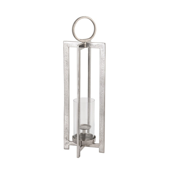 Atlas Lighting Wilmot Small Lantern, Silver