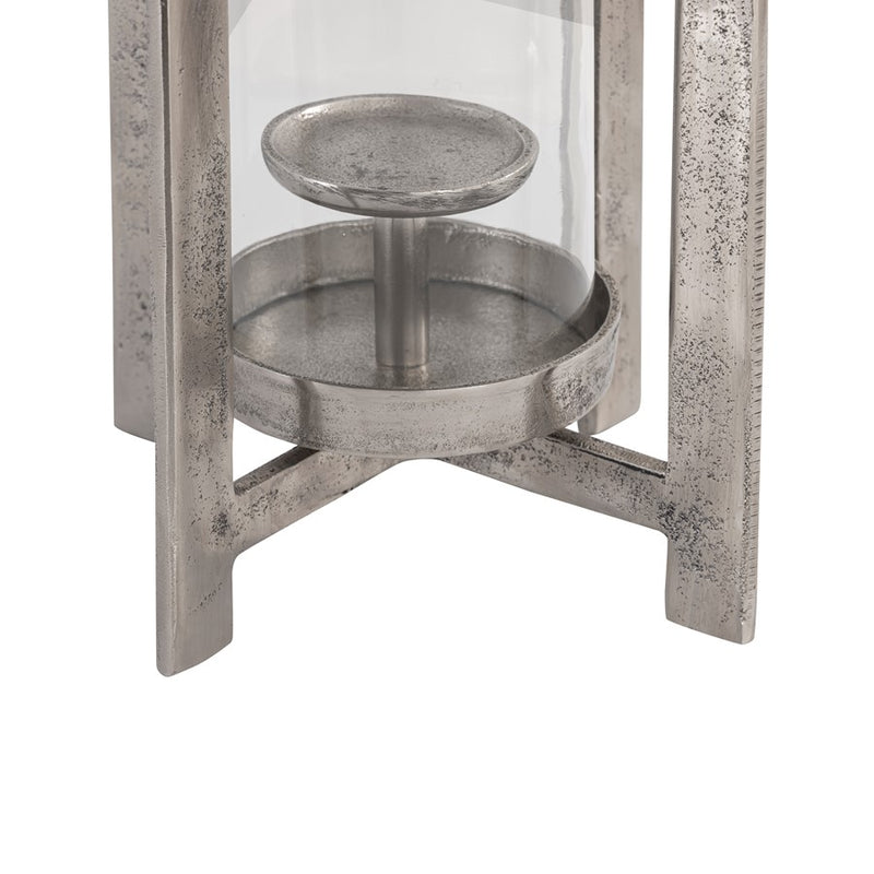 Atlas Lighting Wilmot Small Lantern, Silver