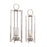 Atlas Lighting Wilmot Small Lantern, Silver
