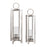 Atlas Lighting Wilmot Large Lantern, Silver