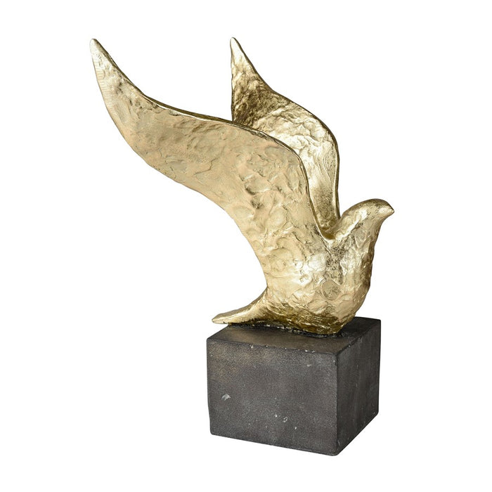 Atlas Lighting Winged Bird Sculpture, Set of , Gold