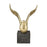 Atlas Lighting Winged Bird Sculpture, Set of , Gold