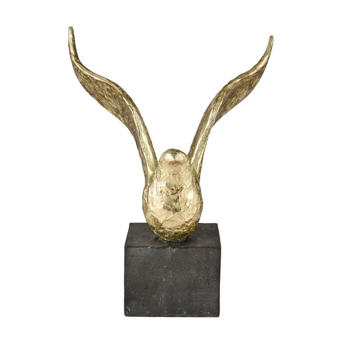 Atlas Lighting Winged Bird Sculpture, Set of , Gold